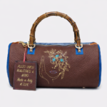 BAULETTO JEANS-PELLE N 220 Pezzo Unico-Borsa Artigianale di Lusso-Made in Italy