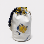 SECCHIELLO BABE N.202 COLLEZIONE PEONIA Pezzo Unico-Borsa Artigianale di Lusso-Made in Italy