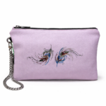 POCHETTE N.248  COLLEZIONE PIUME Pezzo Unico-Borsa Artigianale di Lusso-Made in Italy