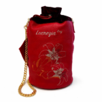 SECCHIELLO N.288 COLLEZIONE TIGER LILIES Pezzo Unico-Borsa Artigianale di Lusso-Made in Italy