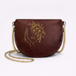 POCHETTE ROUND N.295 Pezzo Unico-Borsa Artigianale di Lusso-Made in Italy