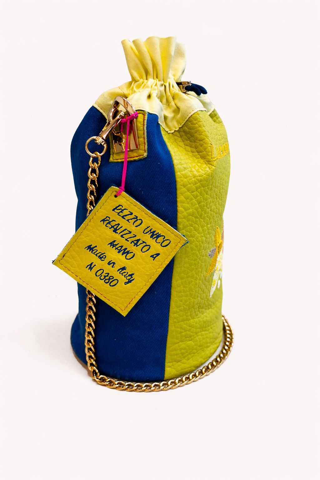 SECCHIELLO N.380 Pezzo Unico-Borsa Artigianale di Lusso-Made in Italy - immagine 2