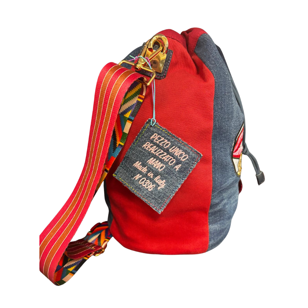 SECCHIELLO N.396 Pezzo Unico-Borsa Artigianale di Lusso-Made in Italy - immagine 5
