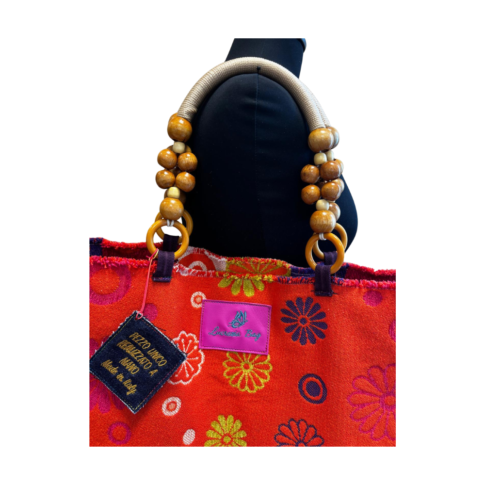 SHOPPER MARE N.504 Pezzo Unico-Borsa Artigianale di Lusso-Made in Italy - immagine 3