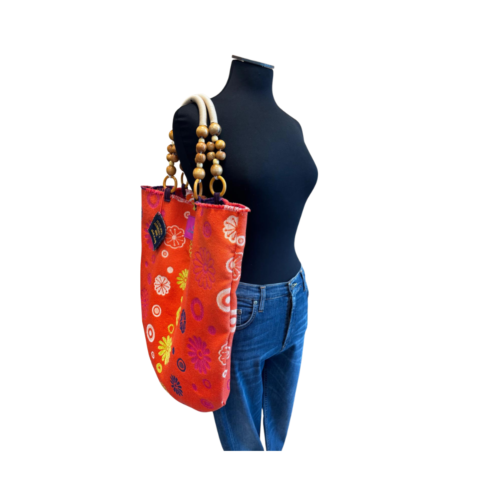 SHOPPER MARE N.504 Pezzo Unico-Borsa Artigianale di Lusso-Made in Italy - immagine 4