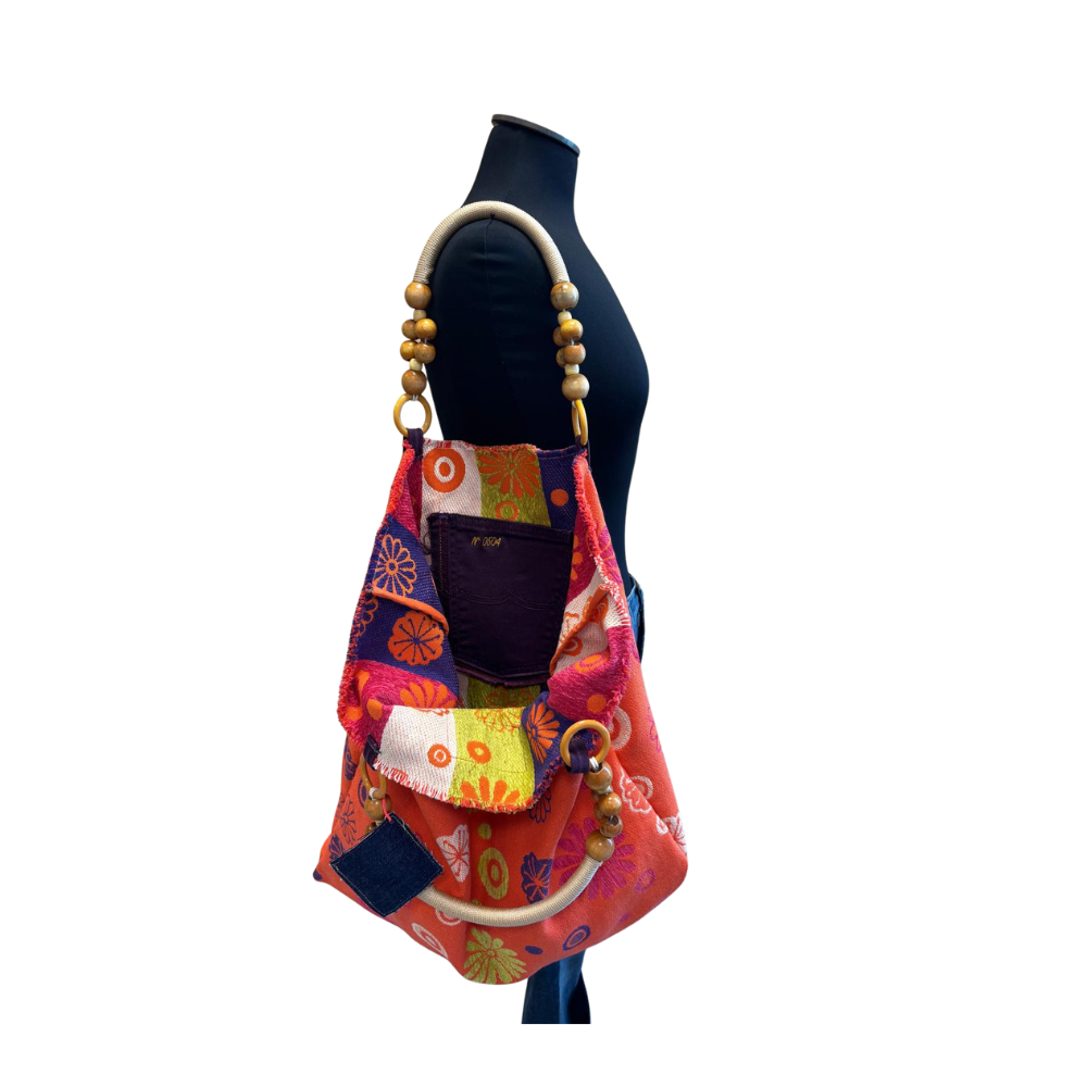 SHOPPER MARE N.504 Pezzo Unico-Borsa Artigianale di Lusso-Made in Italy - immagine 5
