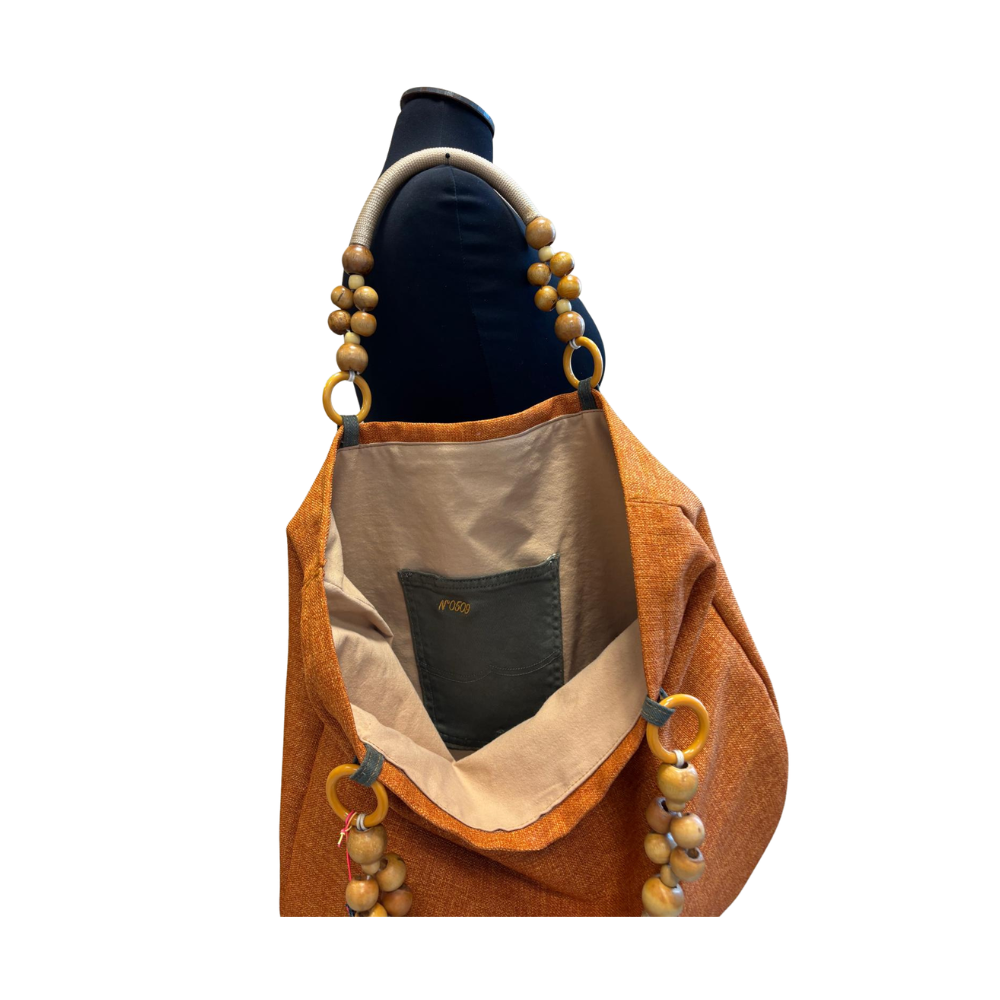 SHOPPER MARE N.509 Pezzo Unico-Borsa Artigianale di Lusso-Made in Italy - immagine 5