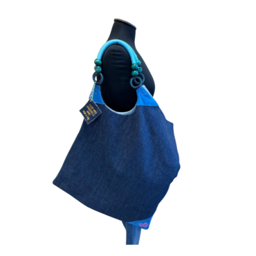 SHOPPER ASIMMETRICA  N.516 Pezzo Unico-Borsa Artigianale di Lusso-Made in Italy