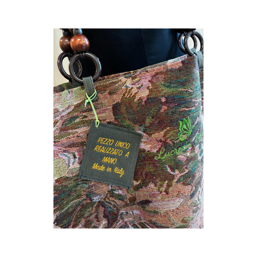 SHOPPER MARE N.522 Pezzo Unico-Borsa Artigianale di Lusso-Made in Italy - immagine 3