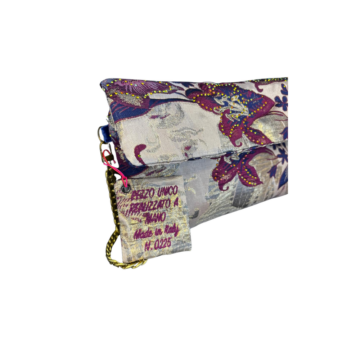 POCHETTE COMPATTA N. 225 – Collezione Luxury | Pezzo Unico-Borsa Artigianale di Lusso-Made in Italy