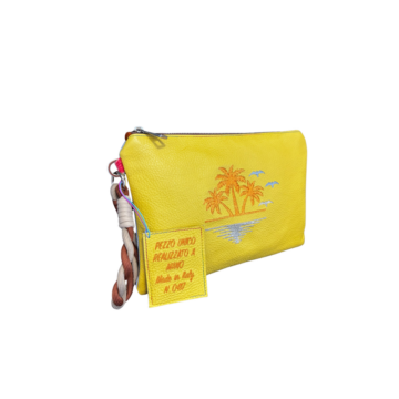 POCHETTE N. 417 – Collezione Palme | Pezzo Unico-Borsa Artigianale di Lusso-Made in Italy