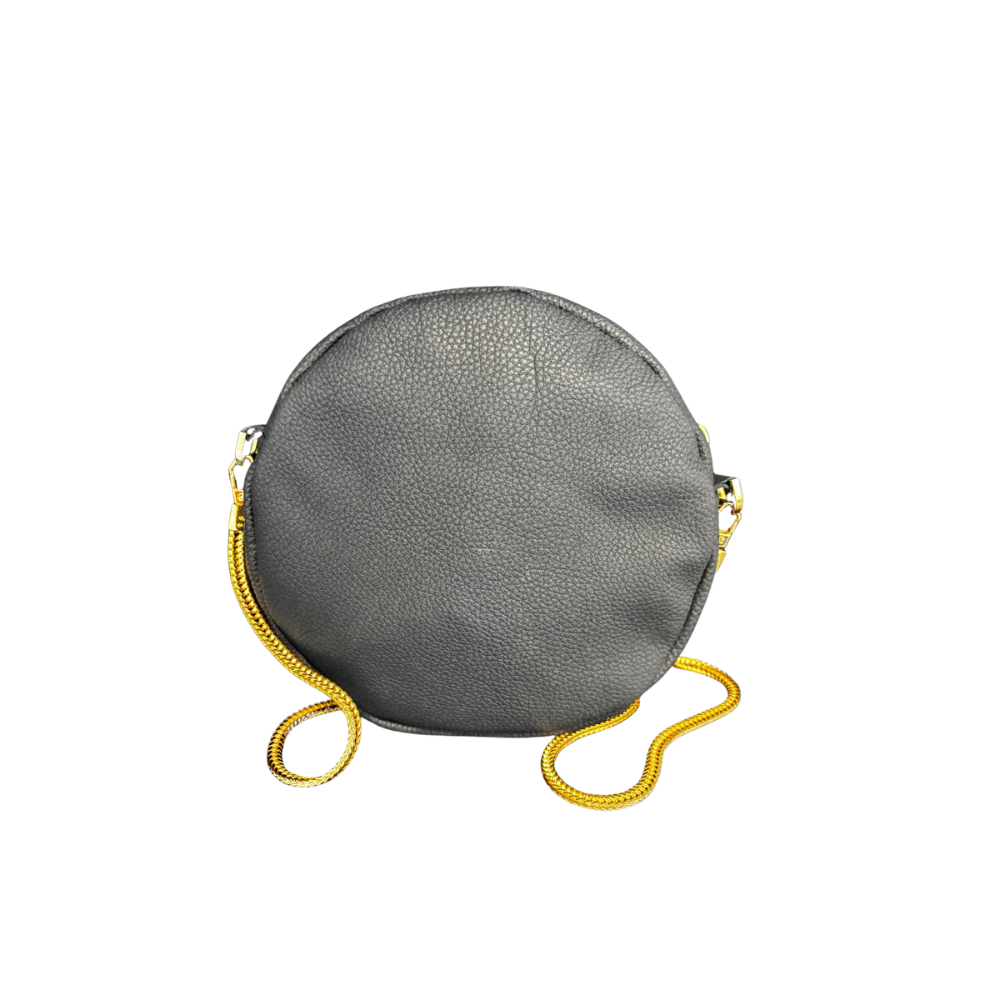 POCHETTE PASTICCINO N. 418 – Pelle Martellata Bicolor | Pezzo Unico-Borsa Artigianale di Lusso-Made in Italy - immagine 5