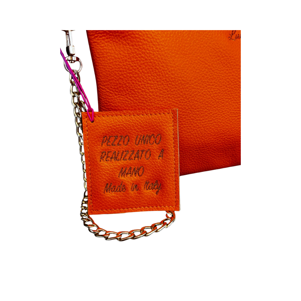 POCHETTE N. 419 – Collezione Luxury | Pelle Martellata | Pezzo Unico-Borsa Artigianale di Lusso-Made in Italy - immagine 5