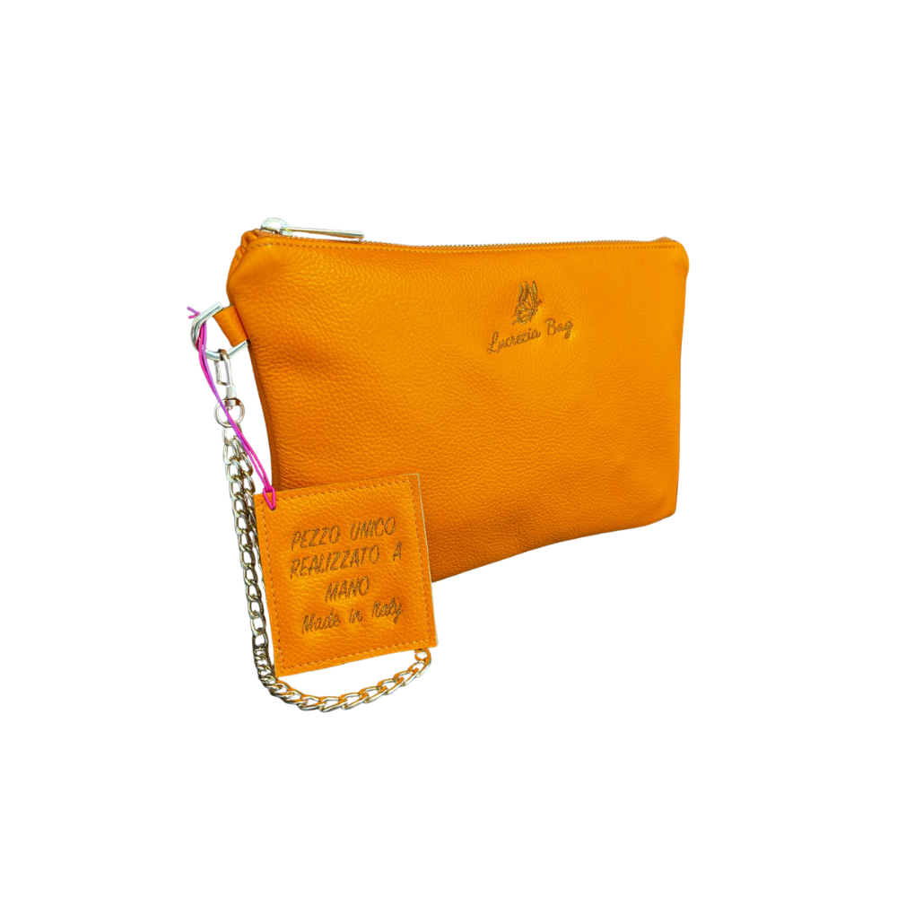 POCHETTE N. 419 – Collezione Luxury | Pelle Martellata | Pezzo Unico-Borsa Artigianale di Lusso-Made in Italy - immagine 6