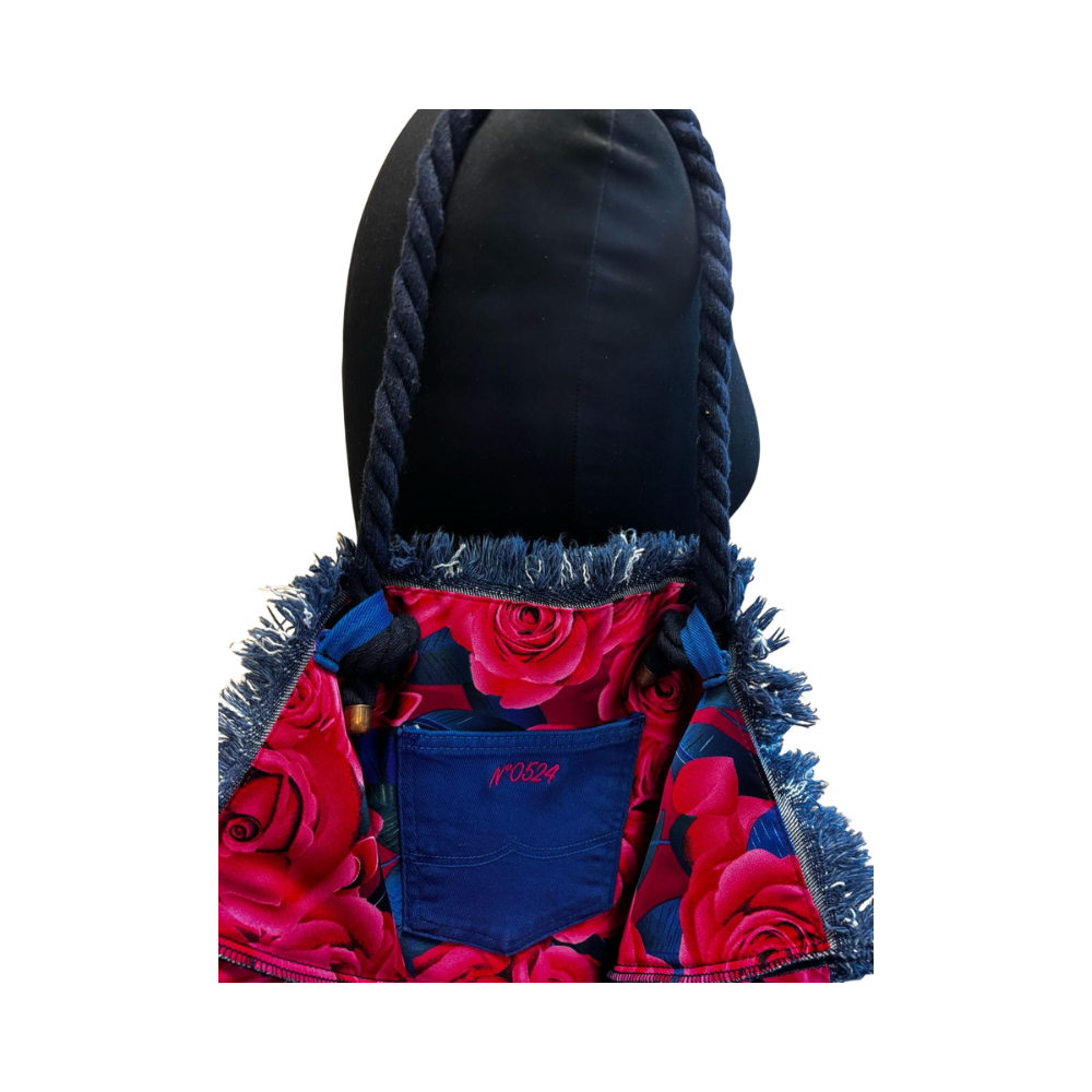 SHOPPER MARE N.524 Pezzo Unico-Borsa Artigianale di Lusso-Made in Italy - immagine 2