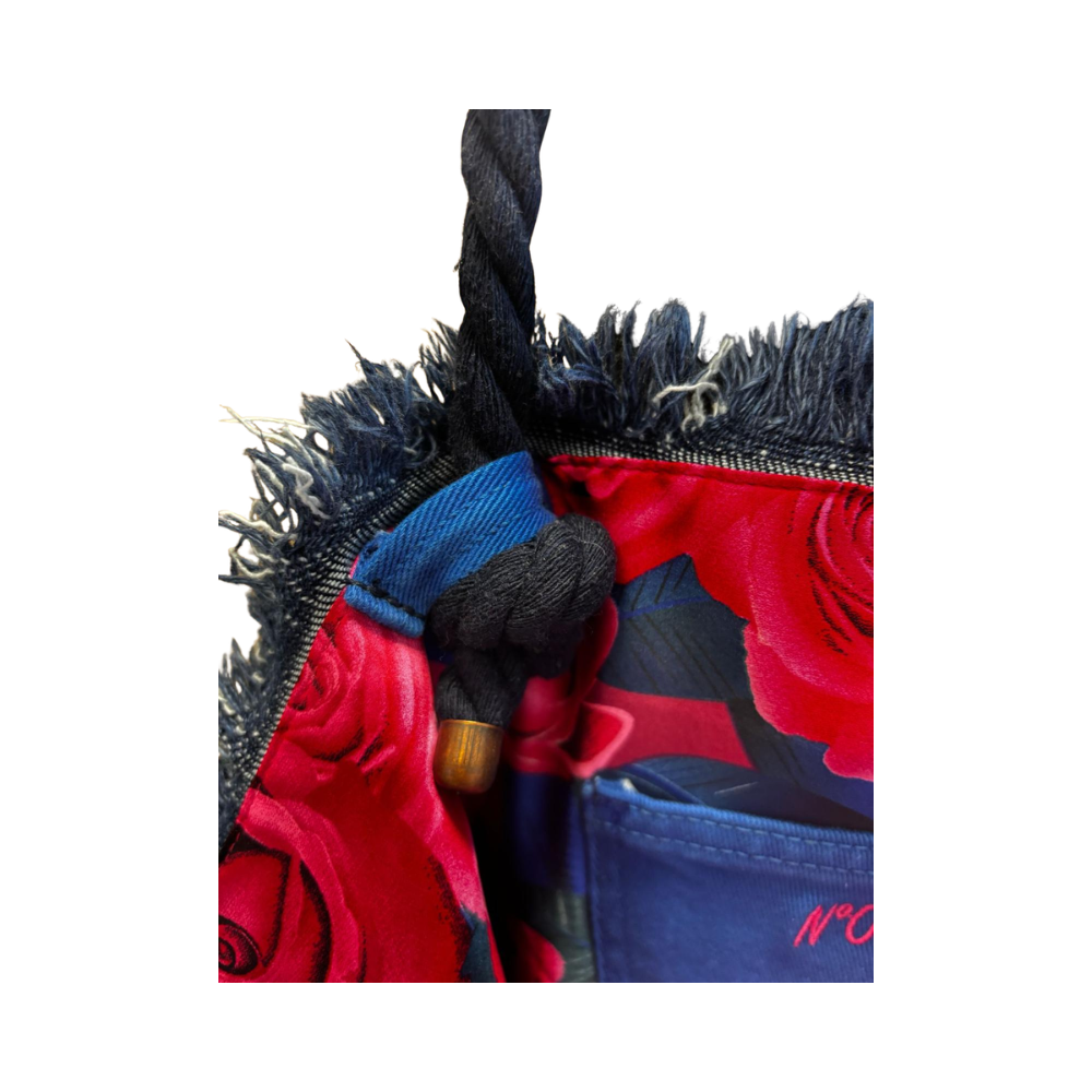 SHOPPER MARE N.524 Pezzo Unico-Borsa Artigianale di Lusso-Made in Italy - immagine 3