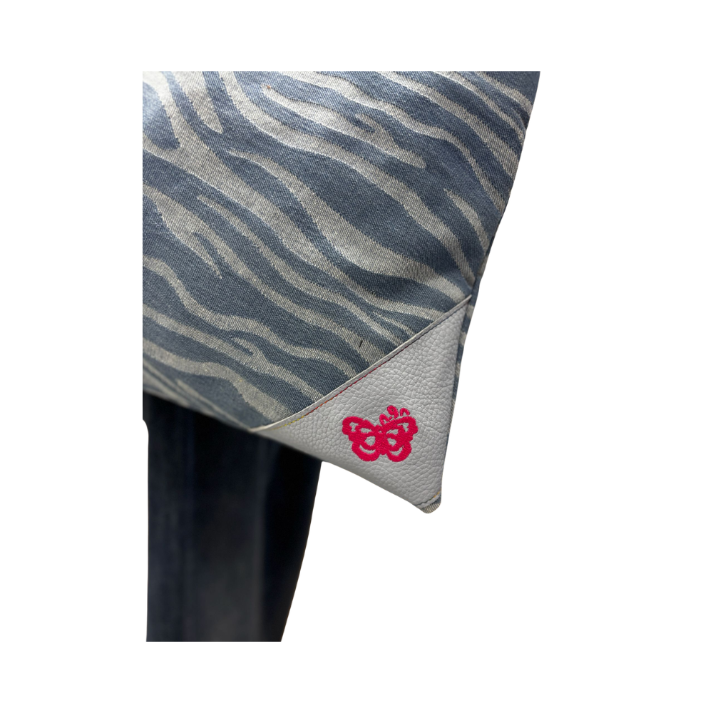 SHOPPER ASIMMETRICA N.529 Pezzo Unico-Borsa Artigianale di Lusso-Made in Italy - immagine 7