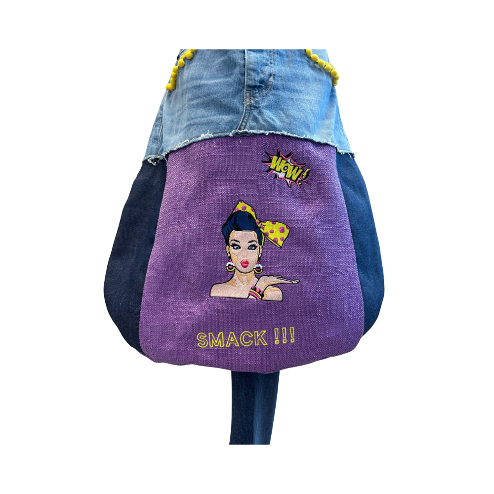 SHOPPER MARE N.535 Pezzo Unico-Borsa Artigianale di Lusso-Made in Italy - immagine 4
