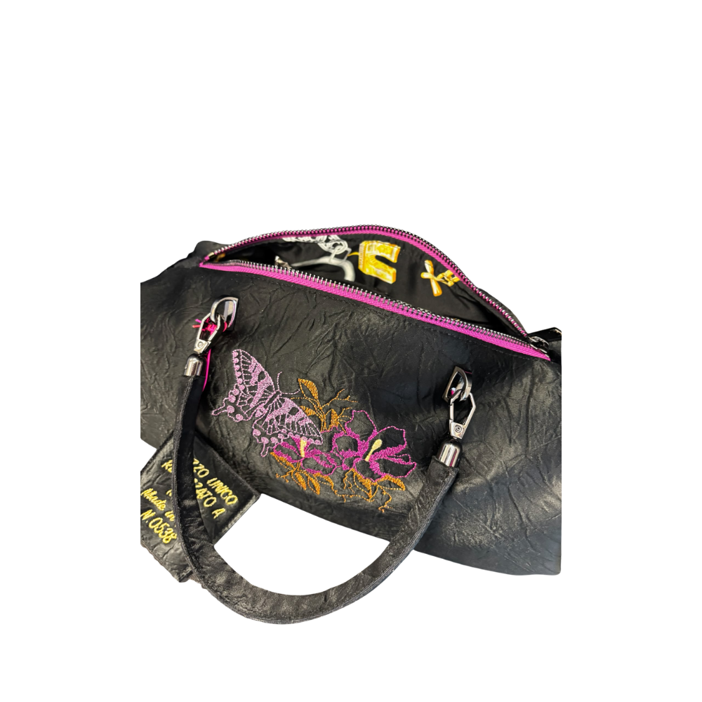 BAULETTO N. 538 – Collezione Vegan | Pezzo Unico-Borsa Artigianale di Lusso-Made in Italy - immagine 2