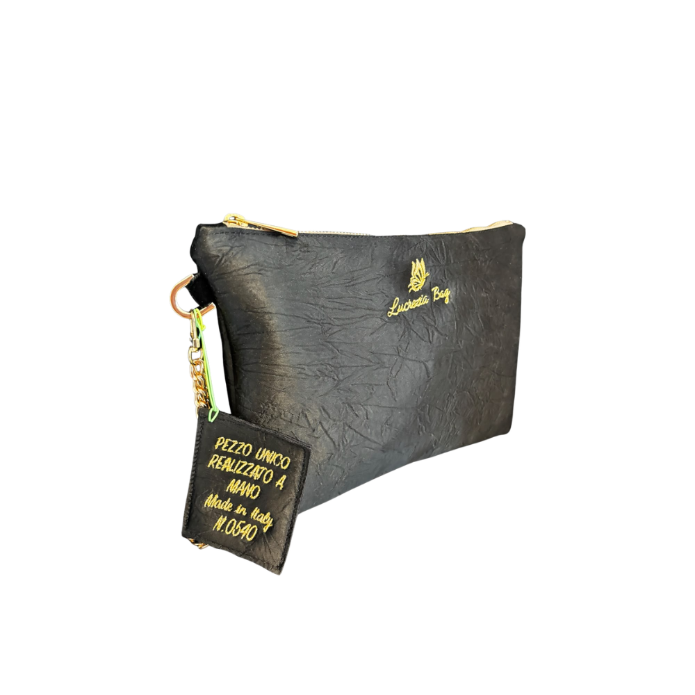 POCHETTE N. 540 – Collezione Luxury Vegan | Pezzo Unico-Borsa Artigianale di Lusso-Made in Italy - immagine 5