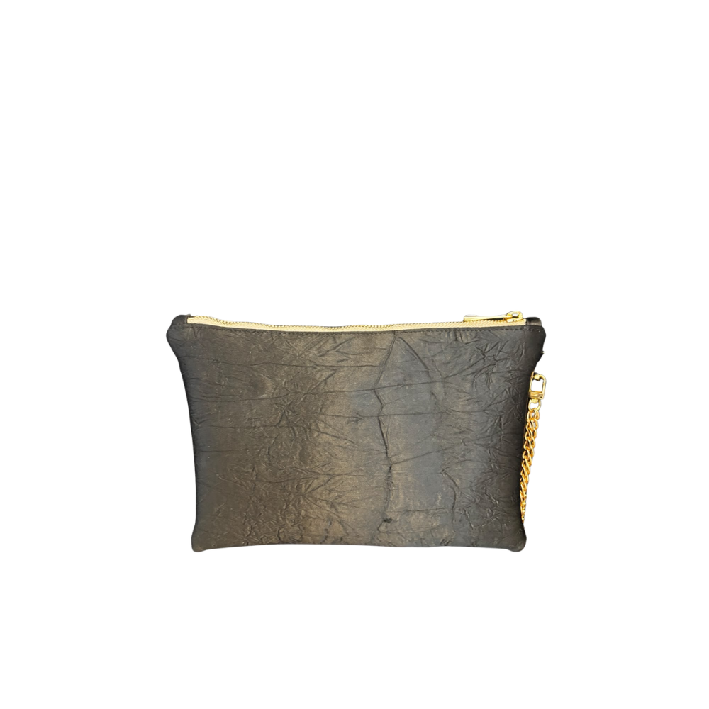 POCHETTE N. 540 – Collezione Luxury Vegan | Pezzo Unico-Borsa Artigianale di Lusso-Made in Italy - immagine 6