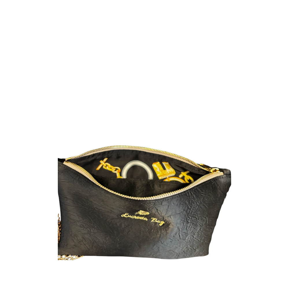 POCHETTE N. 540 – Collezione Luxury Vegan | Pezzo Unico-Borsa Artigianale di Lusso-Made in Italy - immagine 2