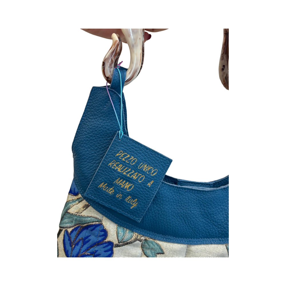 SHOPPER ASIMMETRICA N. 544 – Collezione Luxury | Pelle Martellata | Pezzo Unico-Borsa Artigianale di Lusso-Made in Italy - immagine 3