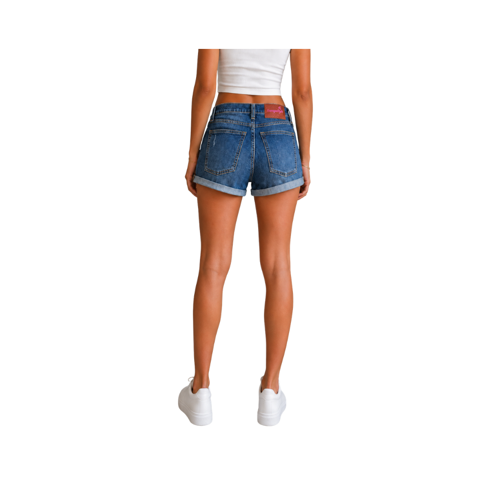 SHORT DONNA JEANS MIAMI ART. LSHOR 038 – Made in Italy - immagine 3