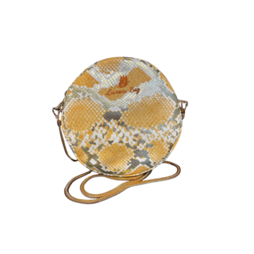 POCHETTE PASTICCINO N. 408 – Collezione Luxury Vegan | Effetto Rettile | Pezzo Unico-Borsa Artigianale di Lusso-Made in Italy
