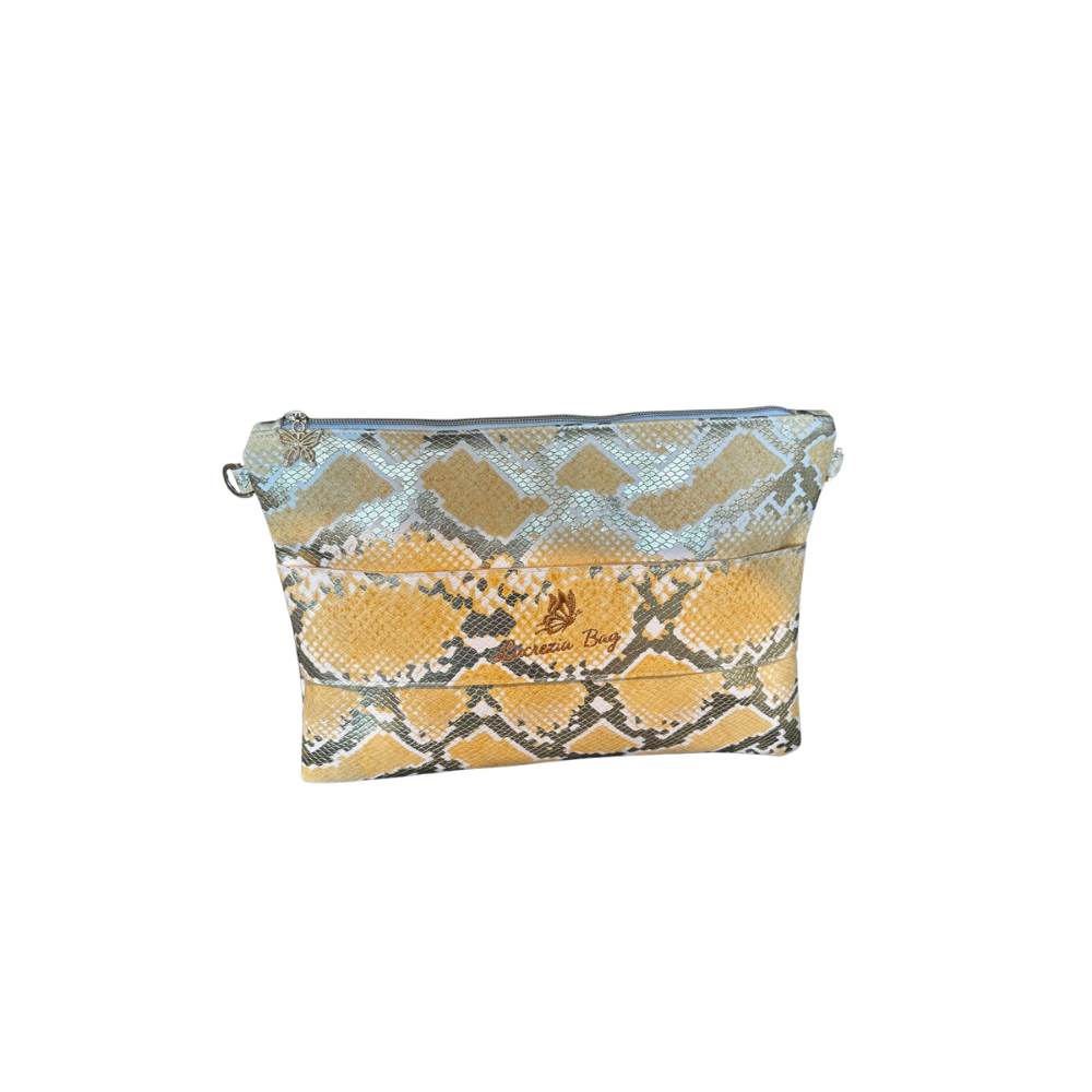 CLUTCH DONNA N. 426 – Collezione "Luxury Vegan" – Pezzo Unico – Borsa Artigianale di Lusso – Made in Italy