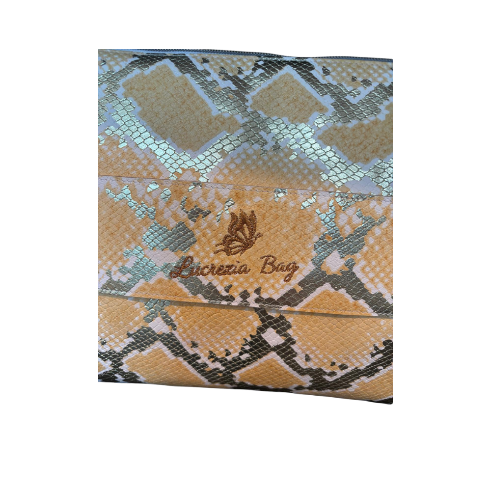 CLUTCH DONNA N. 426 – Collezione "Luxury Vegan" – Pezzo Unico – Borsa Artigianale di Lusso – Made in Italy - immagine 5