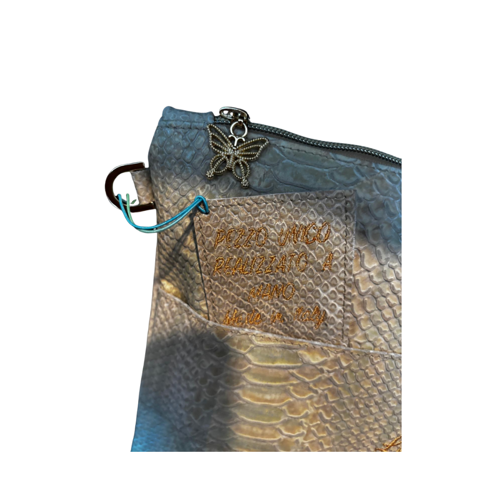 CLUTCH DONNA N. 429 – Collezione "Luxury" – Pezzo Unico – Borsa Artigianale di Lusso – Made in Italy - immagine 6