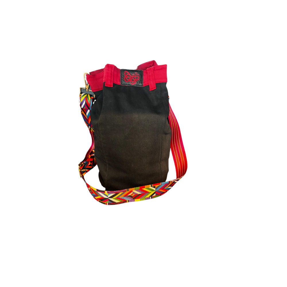 SECCHIELLO N. 546 – Collezione "Pin-up su Fragola" – Pezzo Unico – Borsa Artigianale di Lusso – Made in Italy - immagine 5