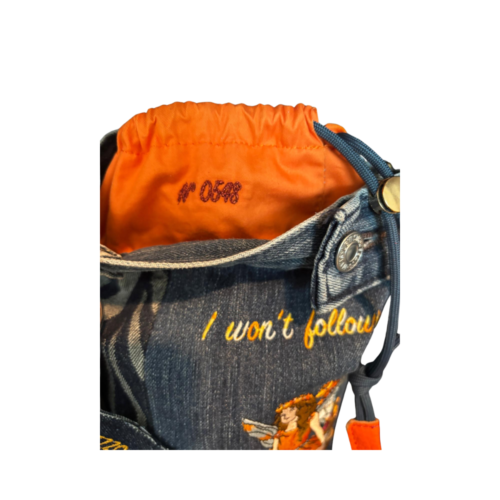SECCHIELLO BABE N. 548 – Collezione "Fatine" – Pezzo Unico – Borsa Artigianale di Lusso – Made in Italy - immagine 2