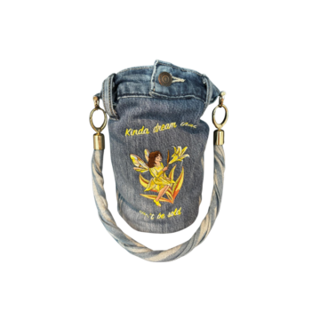 SECCHIELLO BABE N. 549 – Collezione "Fatina con Giglio" – Pezzo Unico – Borsa Artigianale di Lusso – Made in Italy
