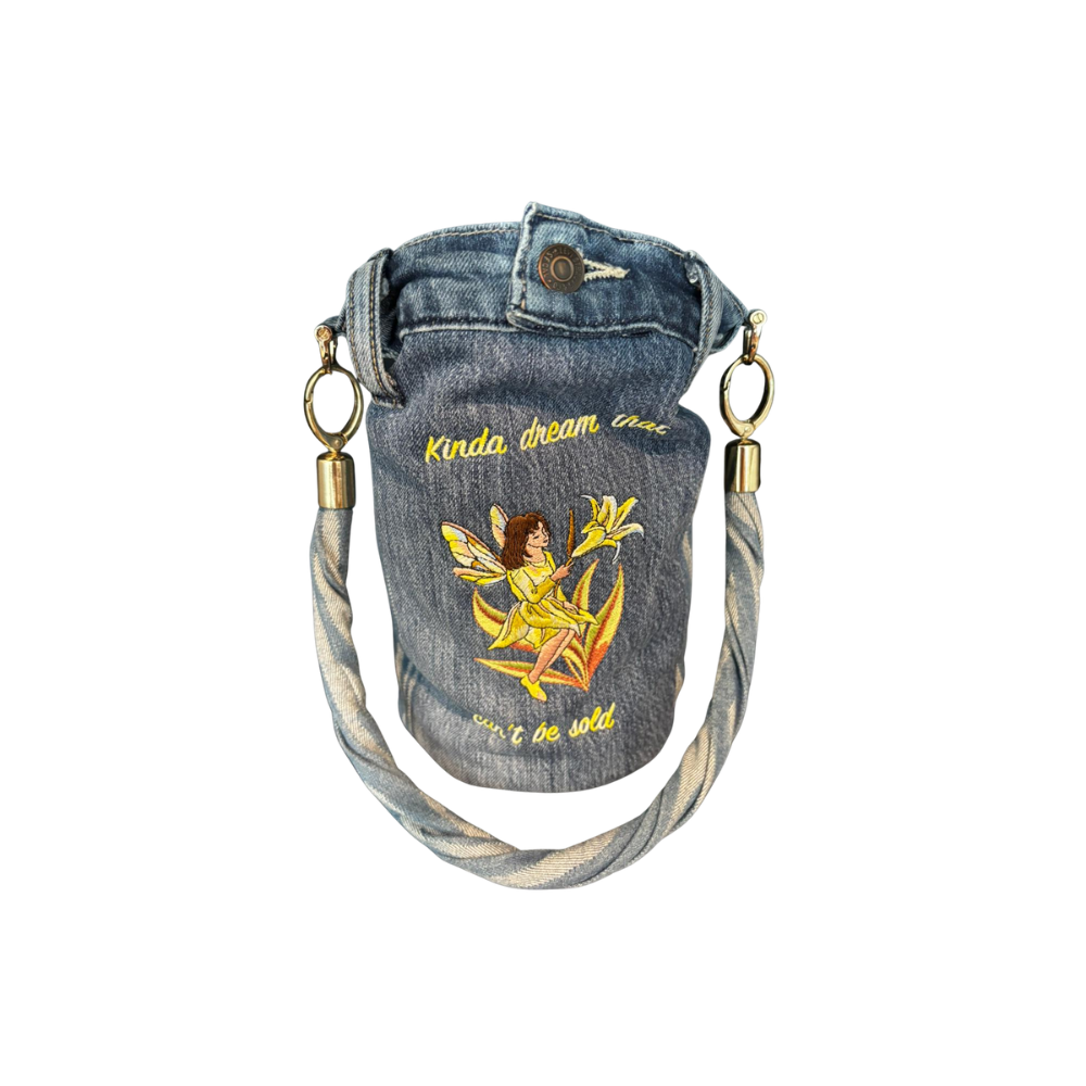 SECCHIELLO BABE N. 549 – Collezione "Fatina con Giglio" – Pezzo Unico – Borsa Artigianale di Lusso – Made in Italy