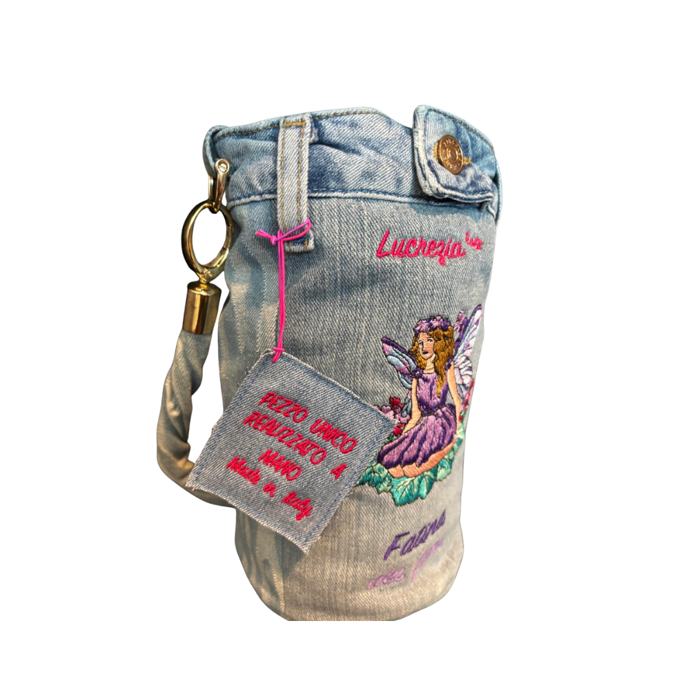 SECCHIELLO BABE N. 550 – Collezione "Fatine" – Pezzo Unico – Borsa Artigianale di Lusso – Made in Italy - immagine 4