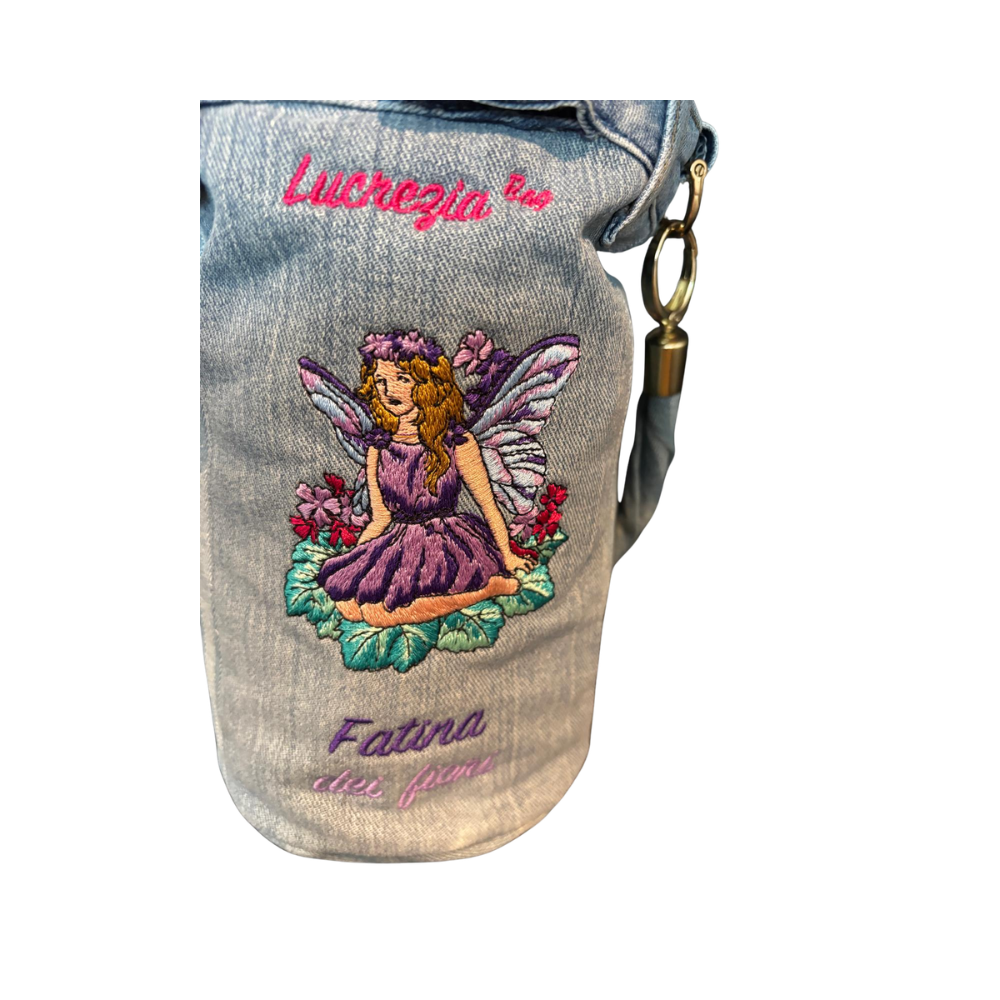 SECCHIELLO BABE N. 550 – Collezione "Fatine" – Pezzo Unico – Borsa Artigianale di Lusso – Made in Italy - immagine 5