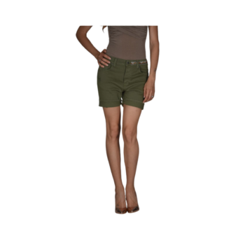 SHORT DONNA JEANS GAIA VERDE ART. 017 – Capo Made in Italy