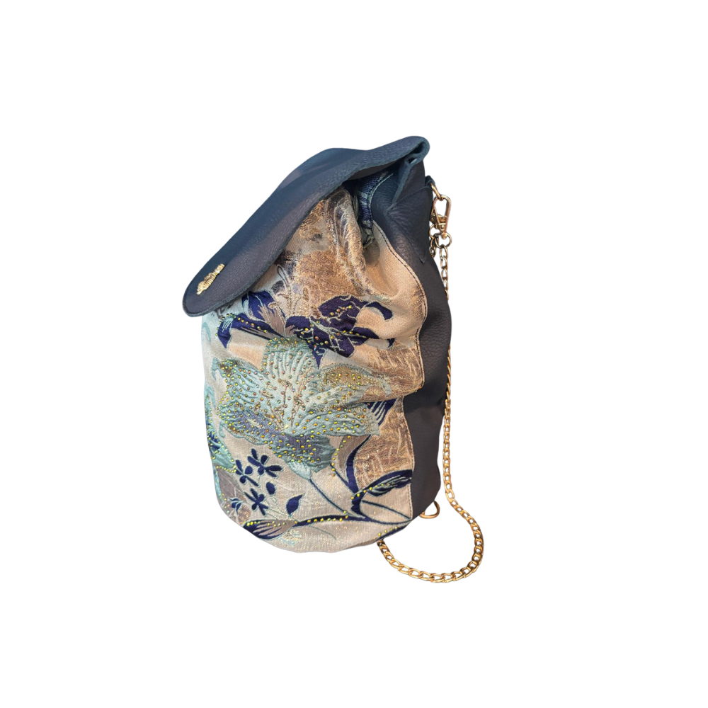 ZAINO DONNA ELEGANTE N. 446 – Collezione "Luxury" – Pezzo Unico-Borsa Artigianale di Lusso-Made in Italy - immagine 7