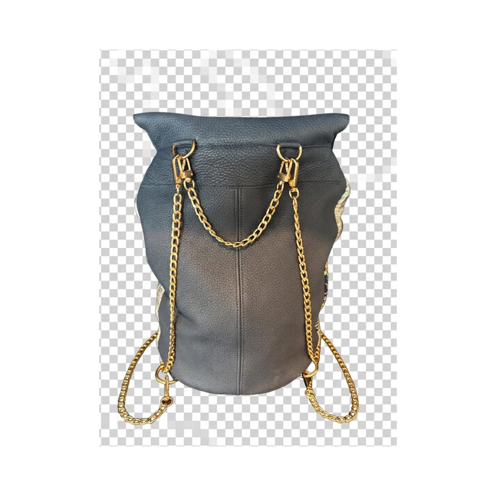 ZAINO DONNA ELEGANTE N. 446 – Collezione "Luxury" – Pezzo Unico-Borsa Artigianale di Lusso-Made in Italy - immagine 2
